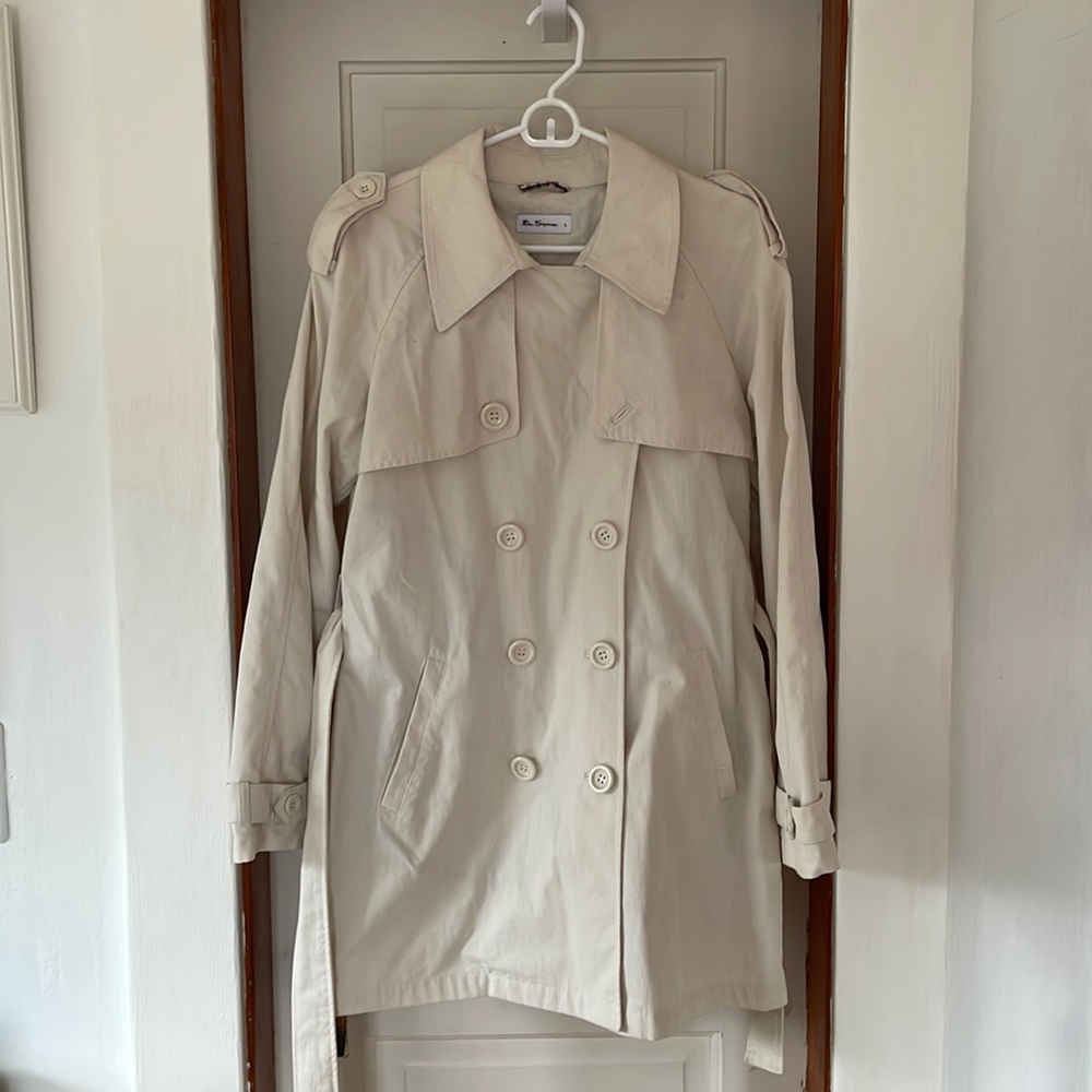 Classic Ben Sherman belted trench coat